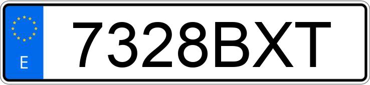 Numer rejestracyjny 7328BXT posiada RENAULT MEGANE