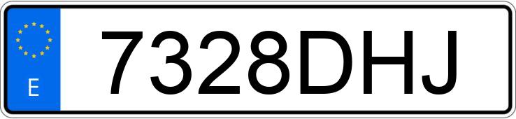 Numer rejestracyjny 7328DHJ posiada SEAT IBIZA