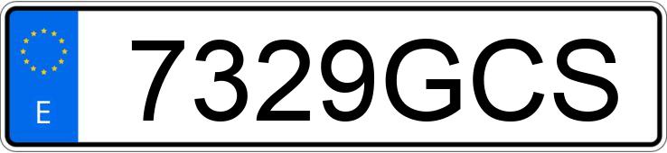 Numer rejestracyjny 7329GCS posiada PEUGEOT PARTNER