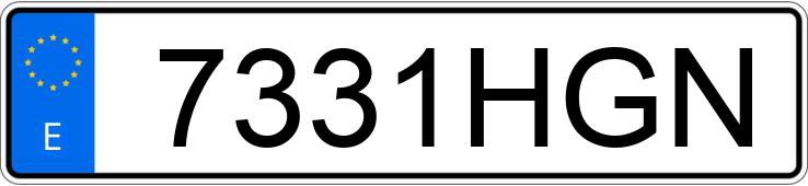 Numer rejestracyjny 7331HGN posiada BMW SERIE 5