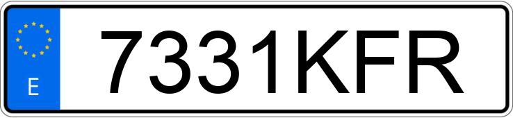 Numer rejestracyjny 7331KFR posiada ALFA ROMEO GIULIA