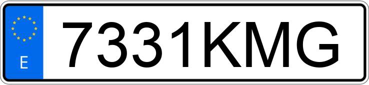 Numer rejestracyjny 7331KMG posiada OPEL CORSA