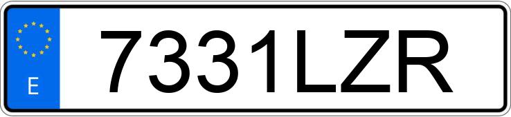 Die Registrierungsnummer 7331LZR hat Bmw X3