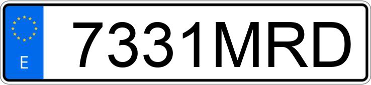 Numer rejestracyjny 7331MRD posiada PEUGEOT 208