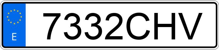 Numer rejestracyjny 7332CHV posiada FIAT PUNTO Numer rejestracyjny 7332CHV posiada FIAT PUNTO