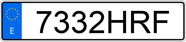 Numer rejestracyjny 7332HRF posiada HYUNDAI IX 35
