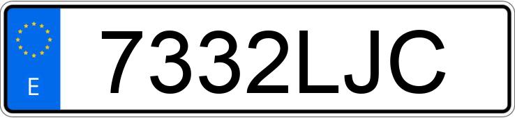 Numer rejestracyjny 7332LJC posiada BMW C Numer rejestracyjny 7332LJC posiada BMW C