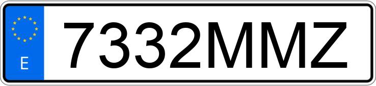 Numer rejestracyjny 7332MMZ posiada AUDI Q7