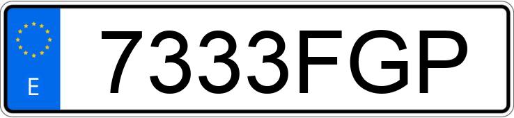 Numer rejestracyjny 7333FGP posiada KIA RIO