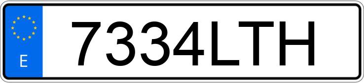 Numer rejestracyjny 7334LTH posiada SEAT LEON