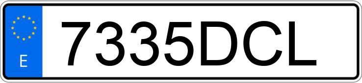 Numer rejestracyjny 7335DCL posiada SEAT LEON Numer rejestracyjny 7335DCL posiada SEAT LEON