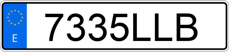 Numer rejestracyjny 7335LLB posiada DACIA DUSTER
