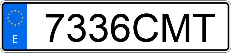 Numer rejestracyjny 7336CMT posiada AUDI A4