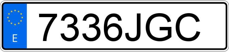 El número de registro 7336JGC tiene FORD TOURNEO COURIER