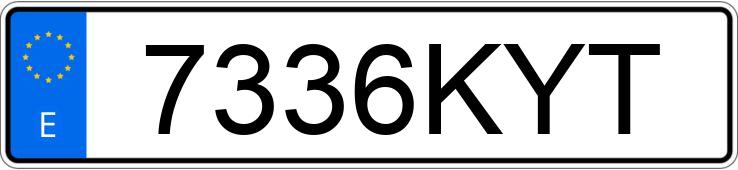 Numer rejestracyjny 7336KYT posiada PEUGEOT 308 Numer rejestracyjny 7336KYT posiada PEUGEOT 308