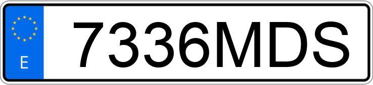 Numer rejestracyjny 7336MDS posiada PEUGEOT PARTNER