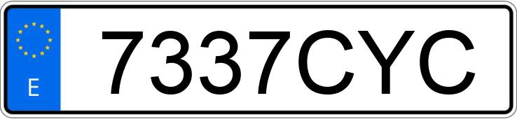 Numer rejestracyjny 7337CYC posiada ALFA ROMEO 166
