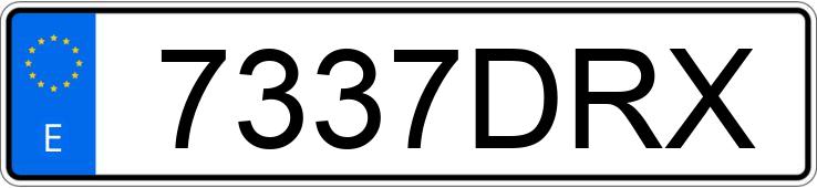 Numer rejestracyjny 7337DRX posiada KIA SORENTO