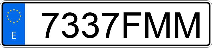 Numer rejestracyjny 7337FMM posiada FIAT DUCATO