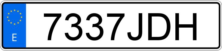 Numer rejestracyjny 7337JDH posiada NISSAN QASHQAI