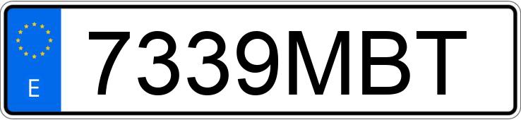 Numer rejestracyjny 7339MBT posiada MERCEDES S (223)