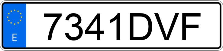 Numer rejestracyjny 7341DVF posiada MERCEDES A (168-169)