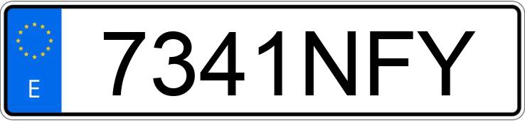 O número de registro 7341NFY tem MERCEDES GLA (247)