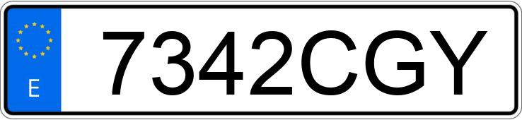 Numer rejestracyjny 7342CGY posiada TOYOTA LAND CRUISER