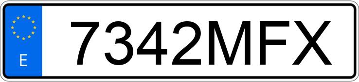 Numer rejestracyjny 7342MFX posiada OPEL CORSA Numer rejestracyjny 7342MFX posiada OPEL CORSA