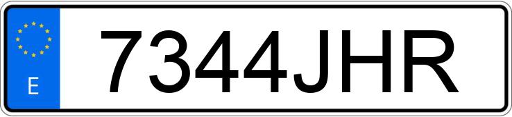 Numer rejestracyjny 7344JHR posiada AUDI A4