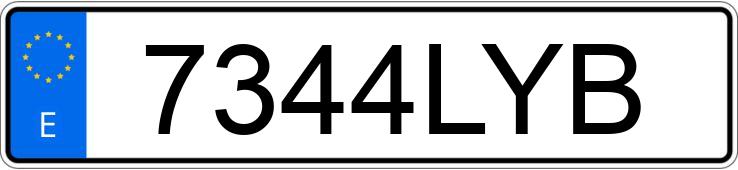 Numer rejestracyjny 7344LYB posiada RENAULT TRAFIC Numer rejestracyjny 7344LYB posiada RENAULT TRAFIC