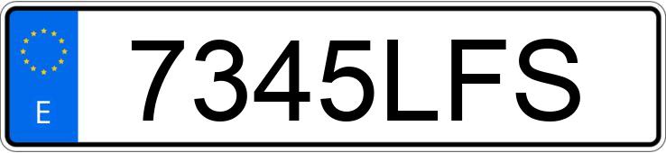 Numer rejestracyjny 7345LFS posiada YAMAHA MT 07 700 ABS A2