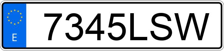 Numer rejestracyjny 7345LSW posiada VOLKSWAGEN POLO Numer rejestracyjny 7345LSW posiada VOLKSWAGEN POLO