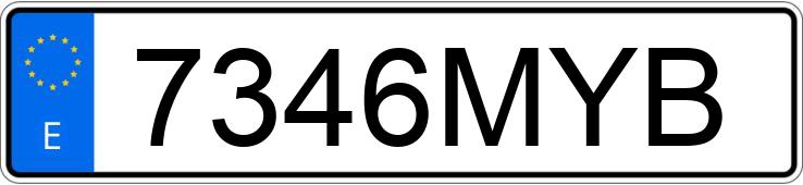 Numer rejestracyjny 7346MYB posiada CUPRA LEON