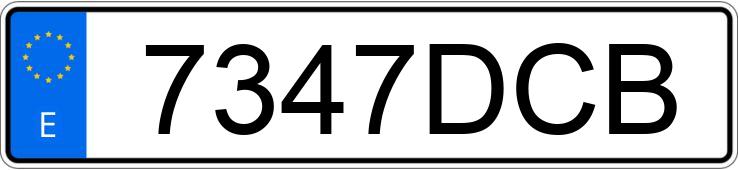 Numer rejestracyjny 7347DCB posiada CITROEN C3