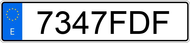 Numer rejestracyjny 7347FDF posiada ALFA ROMEO 147 Numer rejestracyjny 7347FDF posiada ALFA ROMEO 147