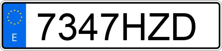 Numer rejestracyjny 7347HZD posiada MERCEDES E (212-207) Numer rejestracyjny 7347HZD posiada MERCEDES E (212-207)