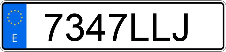 Numer rejestracyjny 7347LLJ posiada VOLKSWAGEN POLO