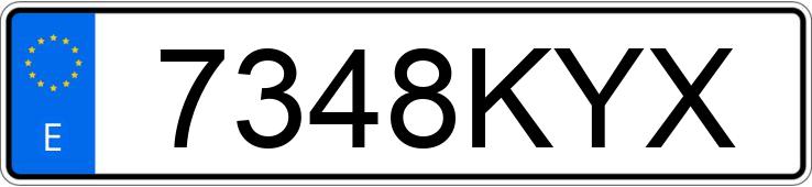 Numer rejestracyjny 7348KYX posiada BMW SERIE 7 Numer rejestracyjny 7348KYX posiada BMW SERIE 7