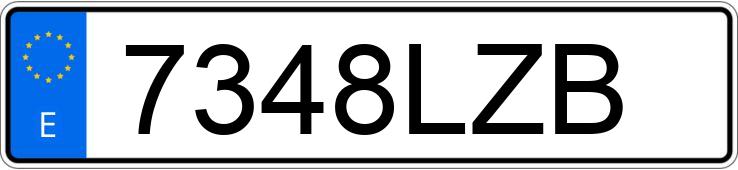 Numer rejestracyjny 7348LZB posiada MERCEDES CLS (257)