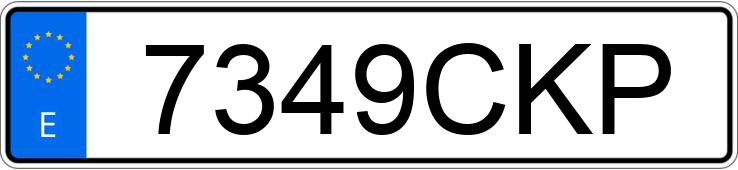 Numer rejestracyjny 7349CKP posiada VOLKSWAGEN GOLF Numer rejestracyjny 7349CKP posiada VOLKSWAGEN GOLF