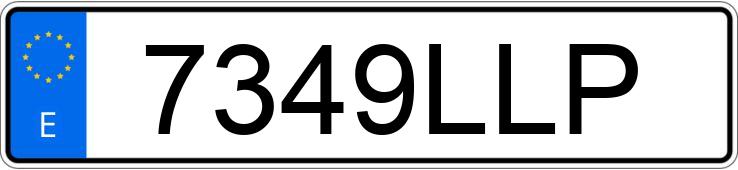 Numer rejestracyjny 7349LLP posiada PEUGEOT 5008