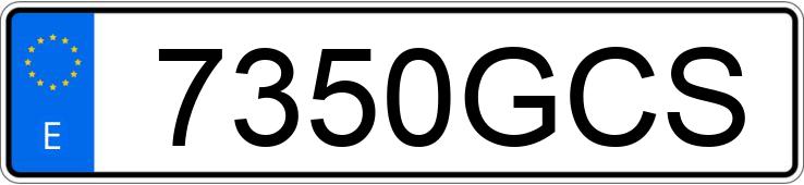 Numer rejestracyjny 7350GCS posiada VOLKSWAGEN PASSAT