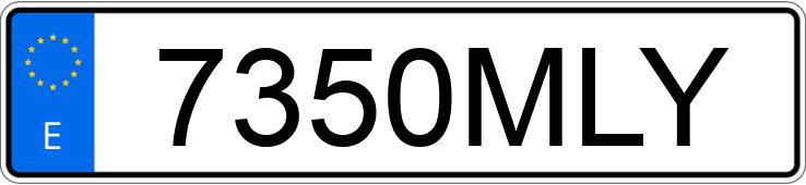 Numer rejestracyjny 7350MLY posiada SKODA KODIAQ