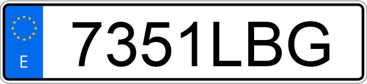 Numer rejestracyjny 7351LBG posiada MERCEDES A (177)