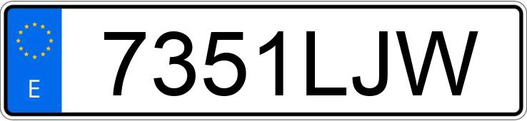 Numer rejestracyjny 7351LJW posiada FANTIC CABALLERO Numer rejestracyjny 7351LJW posiada FANTIC CABALLERO