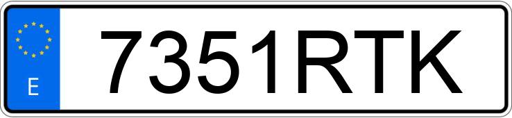 Numer rejestracyjny 7351RTK posiada Ferrari LaFerrari