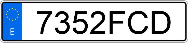 Numer rejestracyjny 7352FCD posiada VOLVO S40