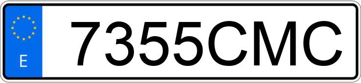 Numer rejestracyjny 7355CMC posiada SEAT IBIZA Numer rejestracyjny 7355CMC posiada SEAT IBIZA