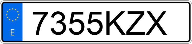 Numer rejestracyjny 7355KZX posiada SKODA FABIA Numer rejestracyjny 7355KZX posiada SKODA FABIA